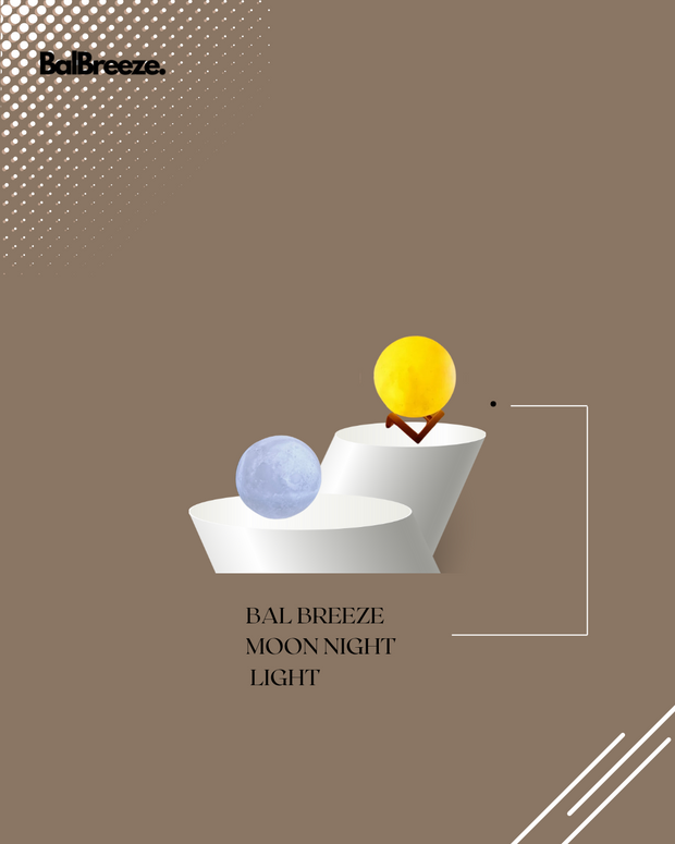 BalBreeze Moon Night Light
