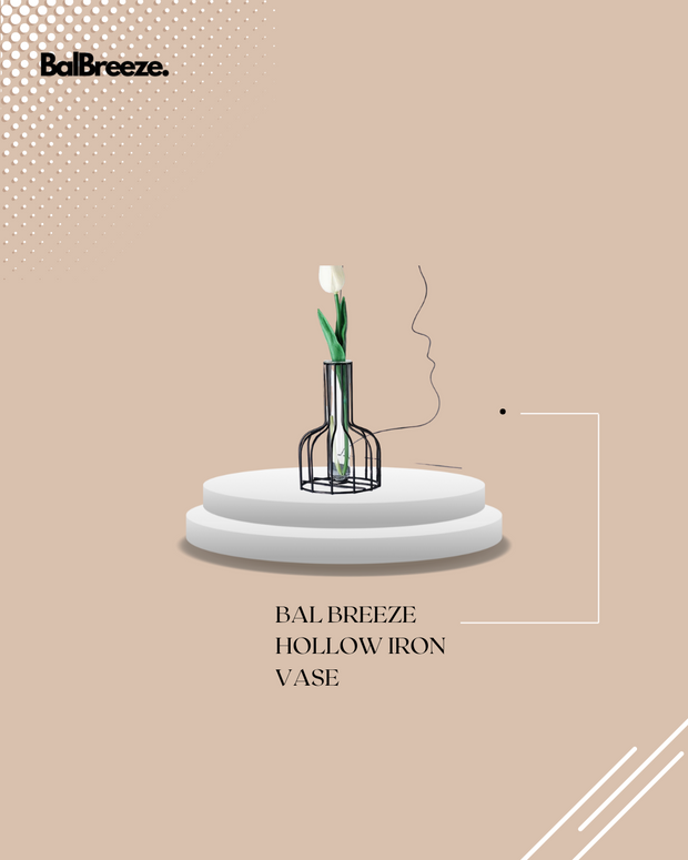 BalBreeze Hollow Iron Vase