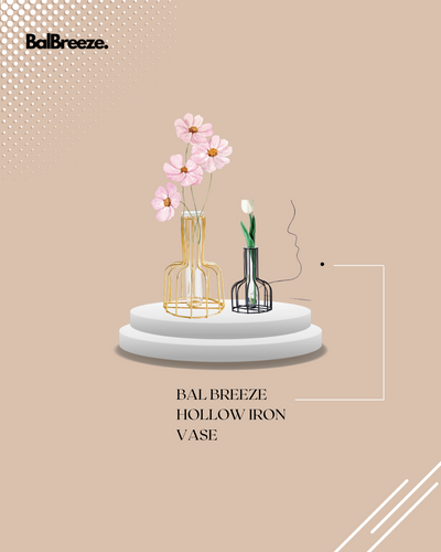BalBreeze Hollow Iron Vase