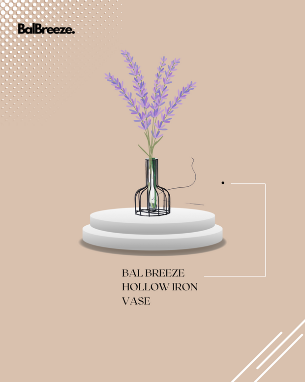BalBreeze Hollow Iron Vase