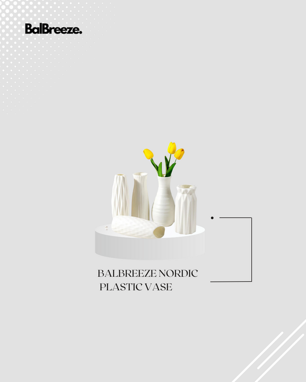BalBreeze Nordic Plastic Vase