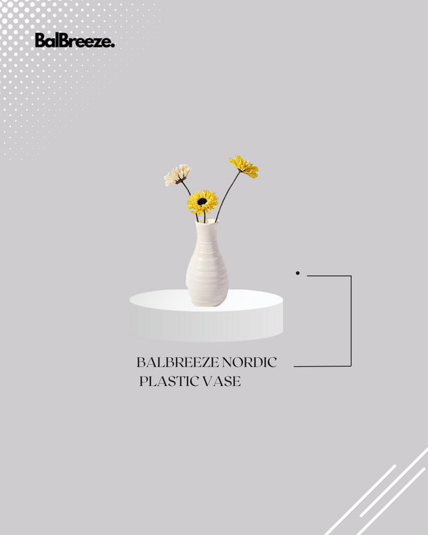 BalBreeze Nordic Plastic Vase