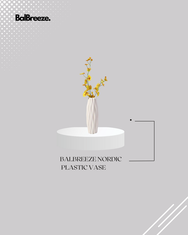 BalBreeze Nordic Plastic Vase