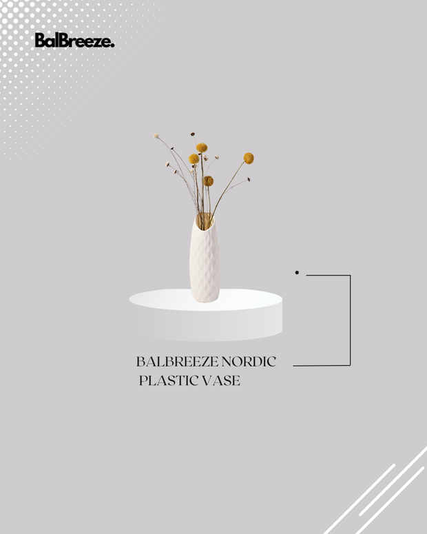 BalBreeze Nordic Plastic Vase