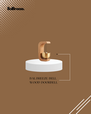 BalBreeze Bell Wood Doorbell