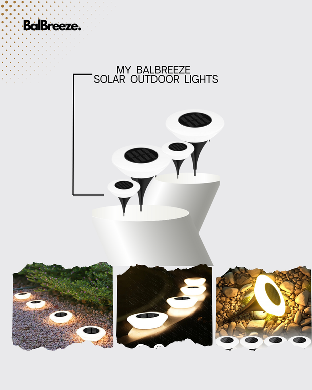 My BalBreeze Solar Outdoor Lights