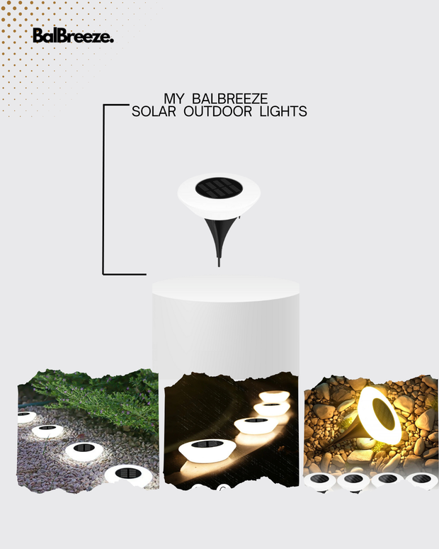 My BalBreeze Solar Outdoor Lights
