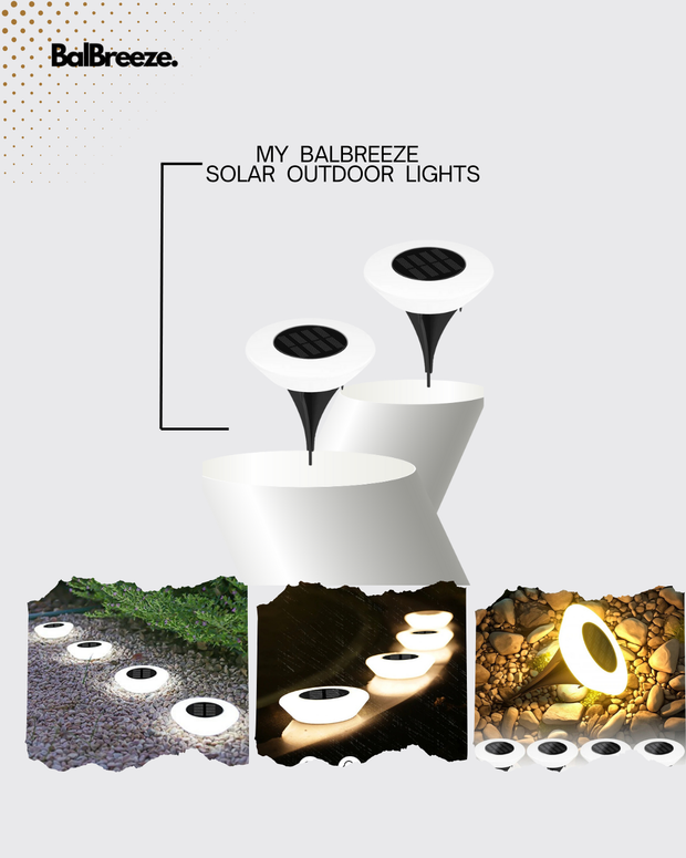 My BalBreeze Solar Outdoor Lights