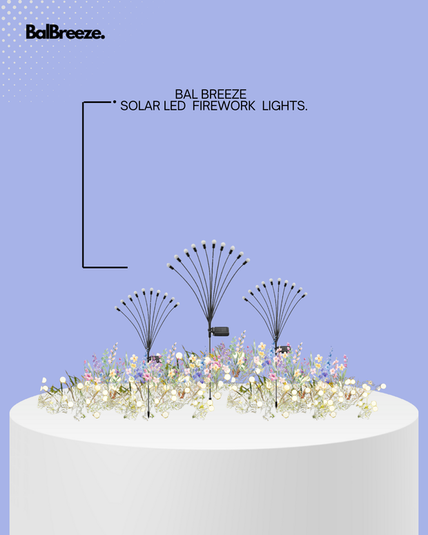 BalBreeze Solar LED Firework Lights